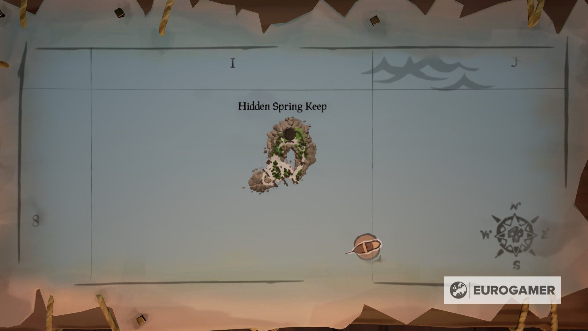 Sea of Thieves world map All island locations listed